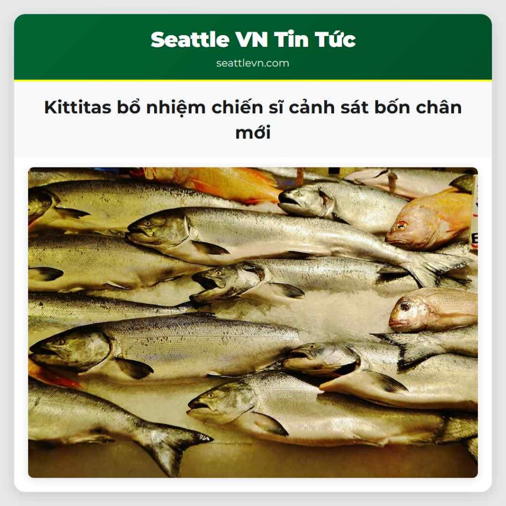 Kittitas bổ nhiệm chiến sĩ cảnh sát bốn chân mới