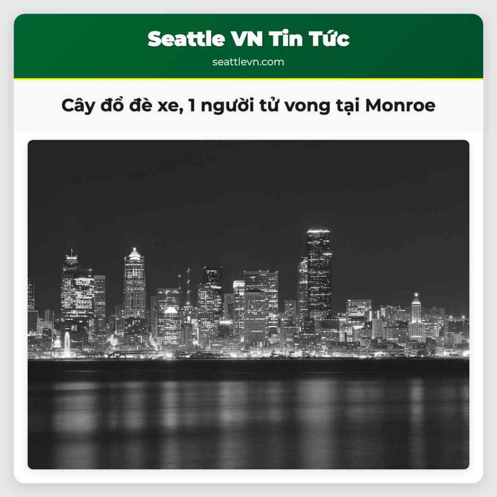 Cây đổ đè xe, 1 người tử vong tại Monroe