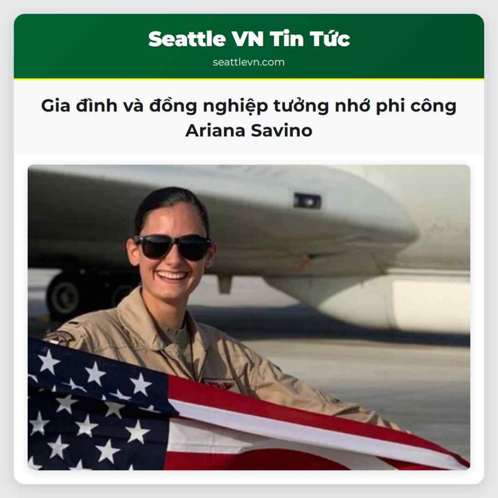 Gia đình và đồng nghiệp tưởng nhớ phi công Ariana