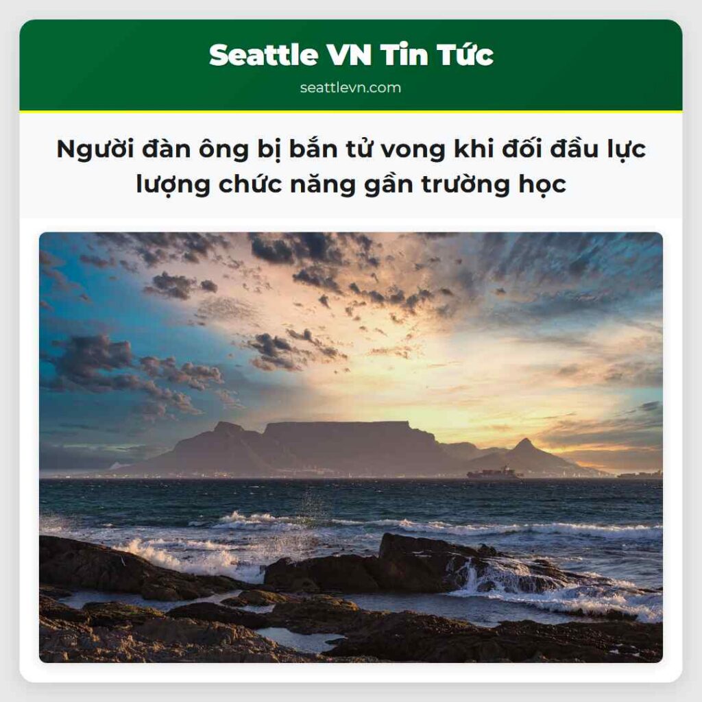 Người đàn ông bị bắn tử vong khi đối đầu lực