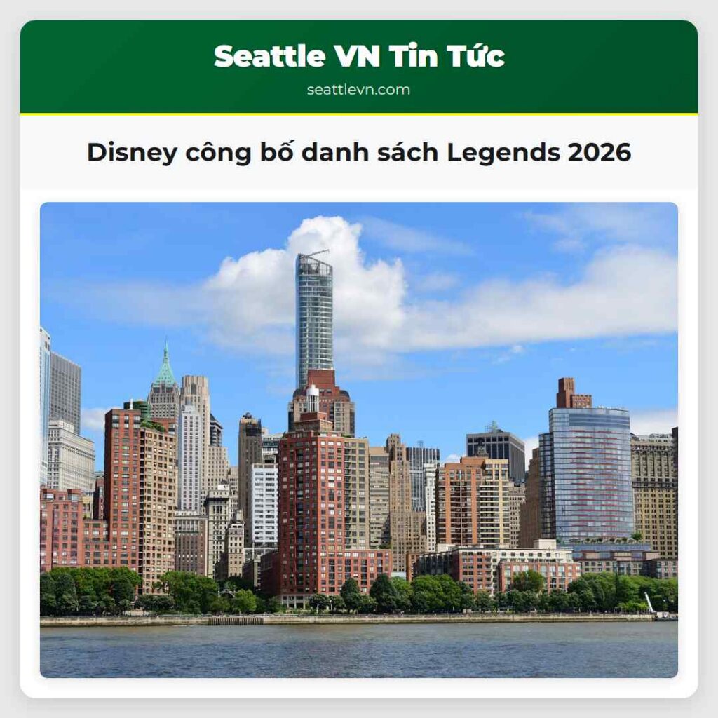 Disney công bố danh sách Legends 2026
