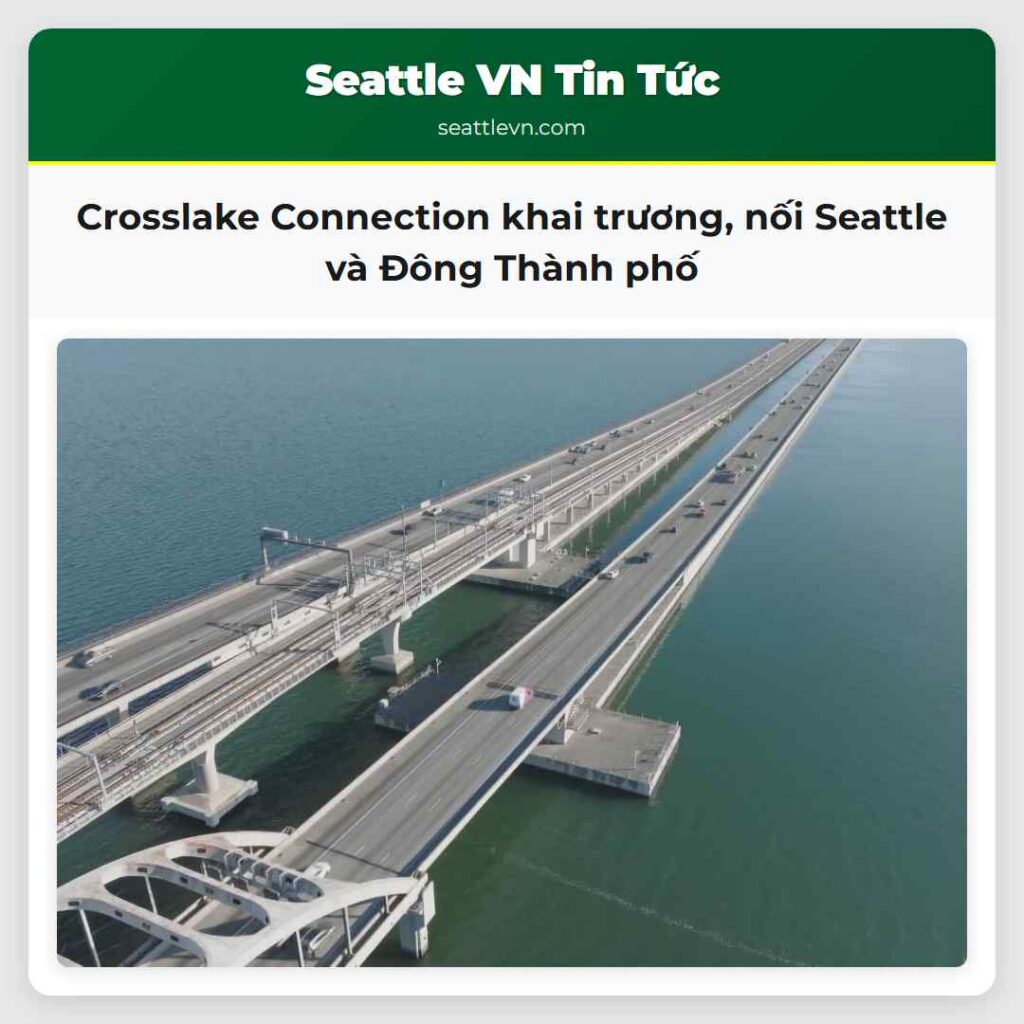 Crosslake Connection khai trương, nối Seattle và
