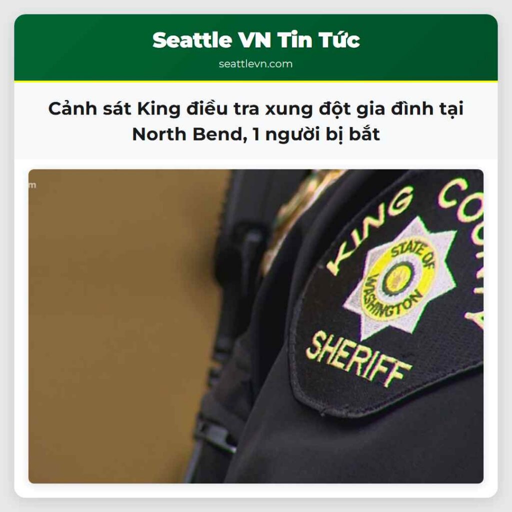 Cảnh sát King điều tra xung đột gia đình tại