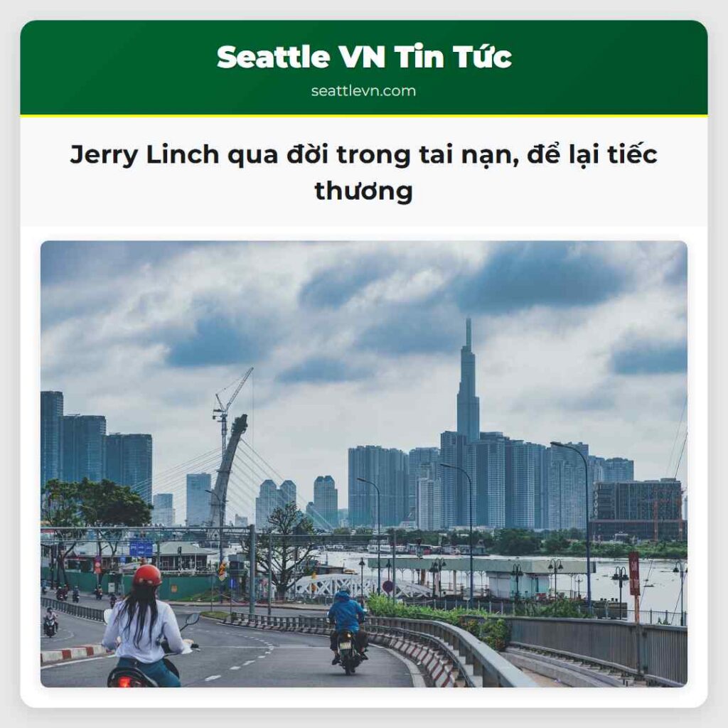 Jerry Linch qua đời trong tai nạn, để lại tiếc