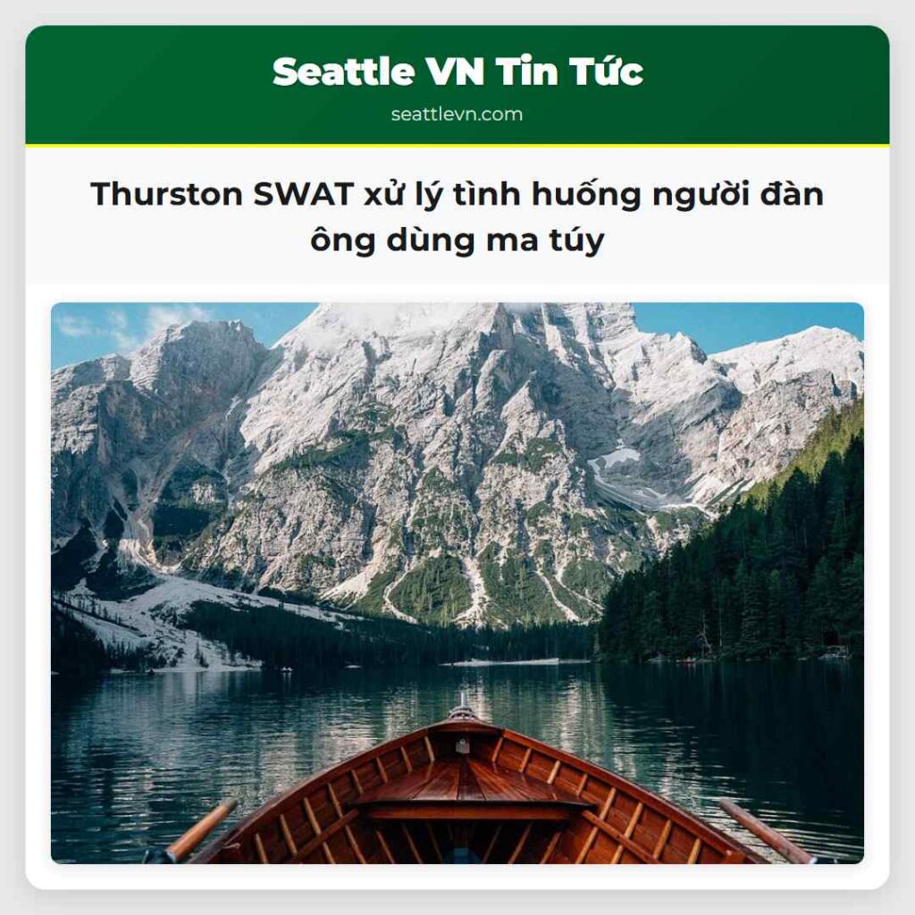 Thurston SWAT xử lý tình huống người đàn ông dùng