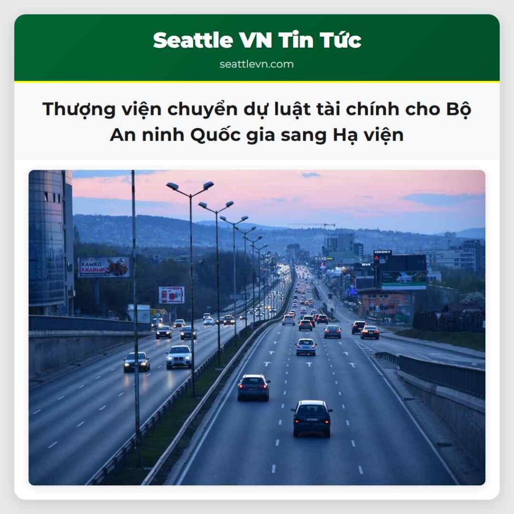 Thượng viện chuyển dự luật tài chính cho Bộ An