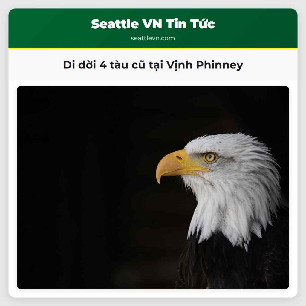 Di dời 4 tàu cũ tại Vịnh Phinney