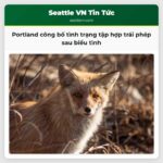 Cảnh sát Portland công bố tình trạng tập hợp trái phép sau sự việc trong cuộc biểu tình Không vua