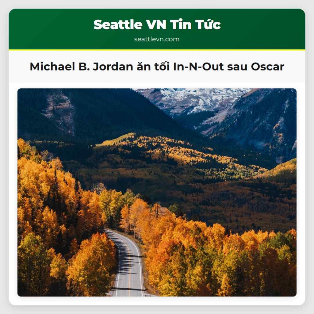 Michael B. Jordan ăn tối In-N-Out sau Oscar