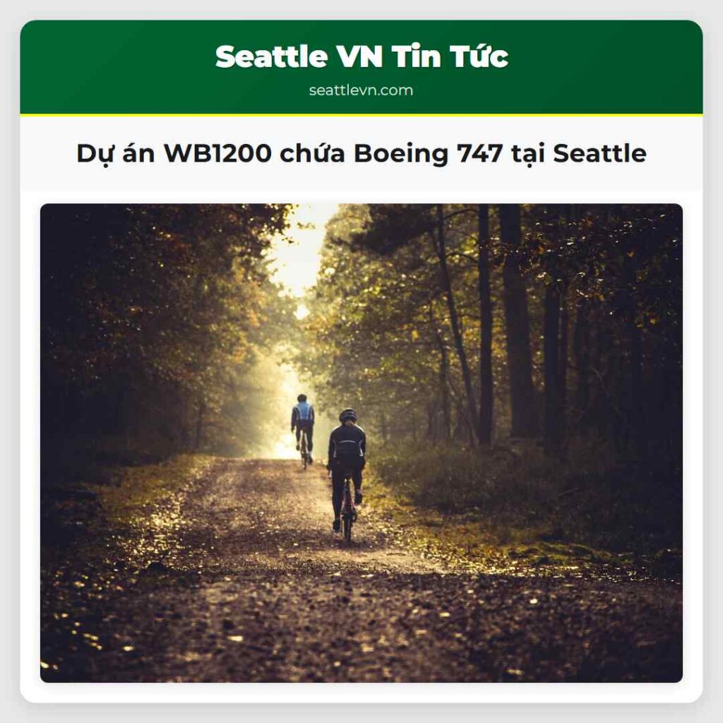 Dự án WB1200 chứa Boeing 747 tại Seattle