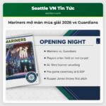 Ngày khai mạc mùa giải 2026 của Seattle Mariners Những điều cần biết về trận đấu và cách theo dõi