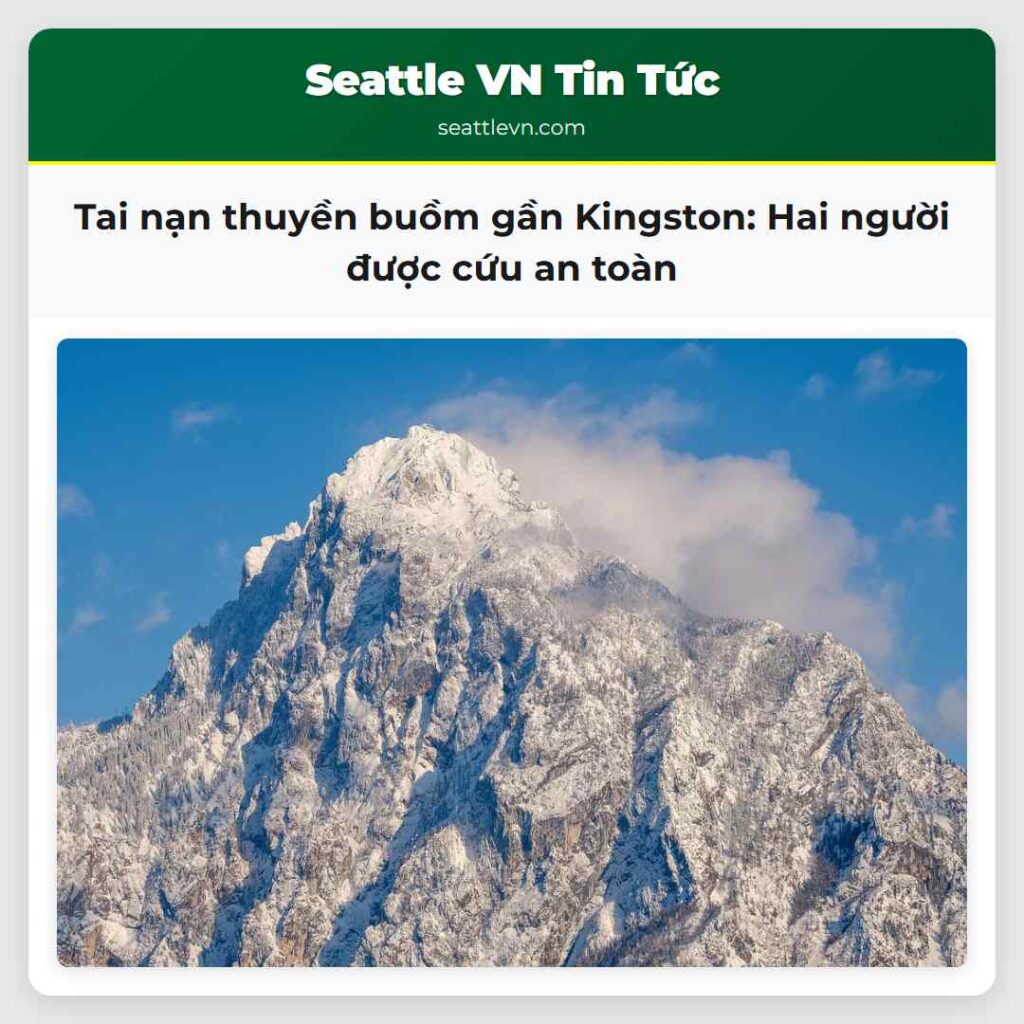 Tai nạn thuyền buồm gần Kingston: Hai người được