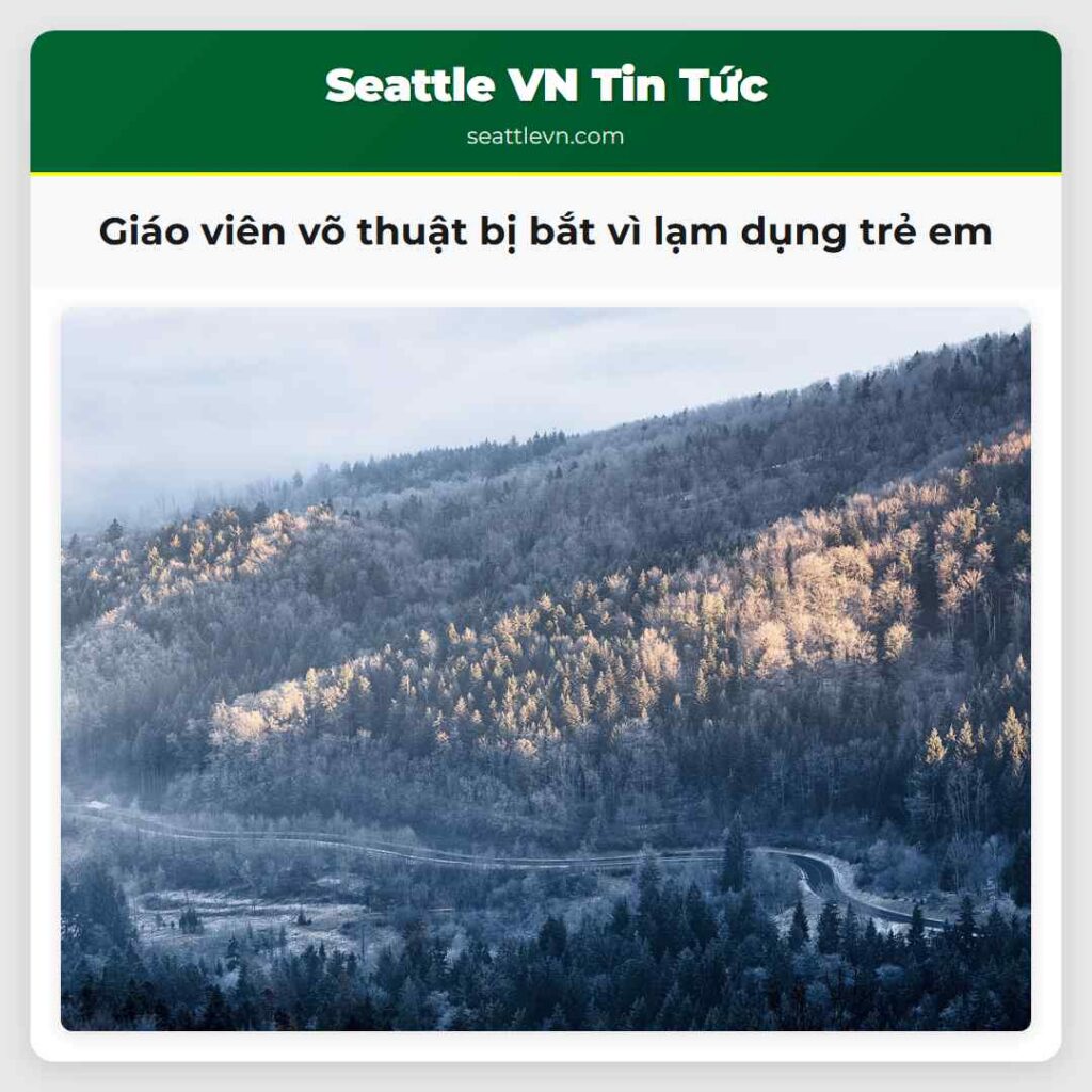 Giáo viên võ thuật bị bắt vì lạm dụng trẻ em