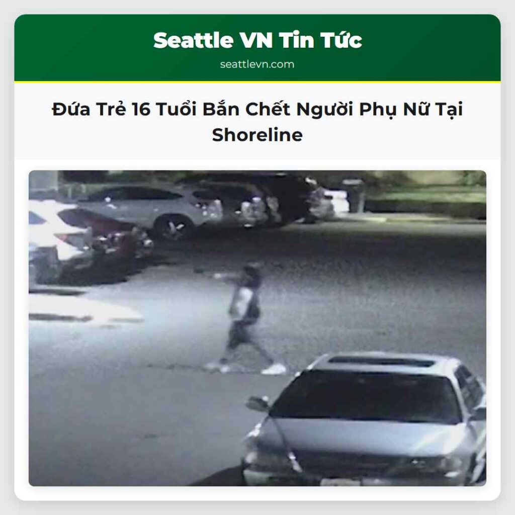Đứa Trẻ 16 Tuổi Bắn Chết Người Phụ Nữ Tại
