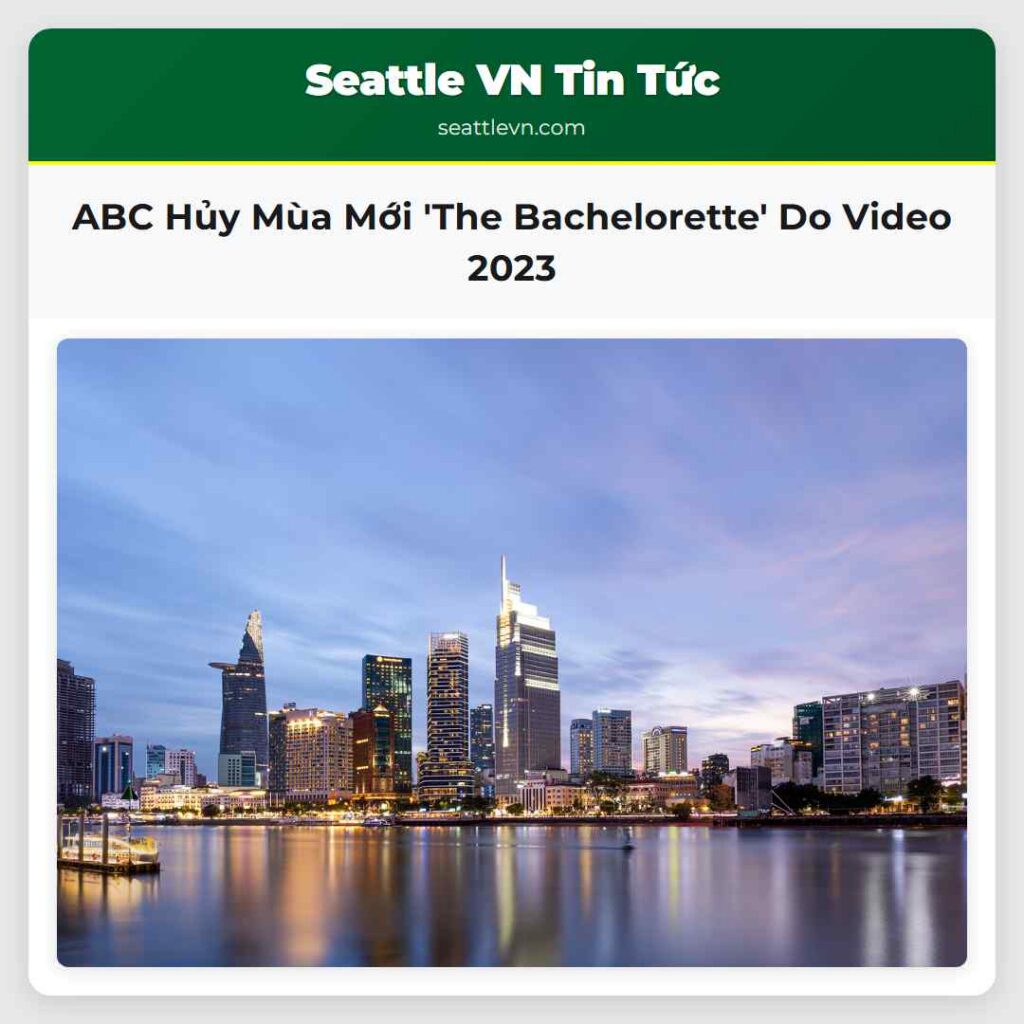 ABC Hủy Mùa Mới 'The Bachelorette' Do Video 2023