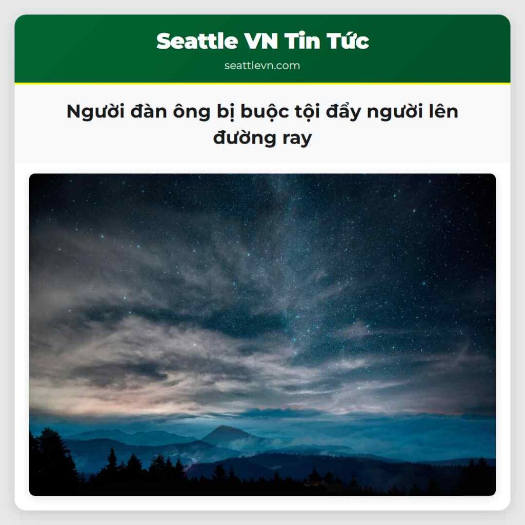 Người đàn ông bị buộc tội đẩy người lên đường ray