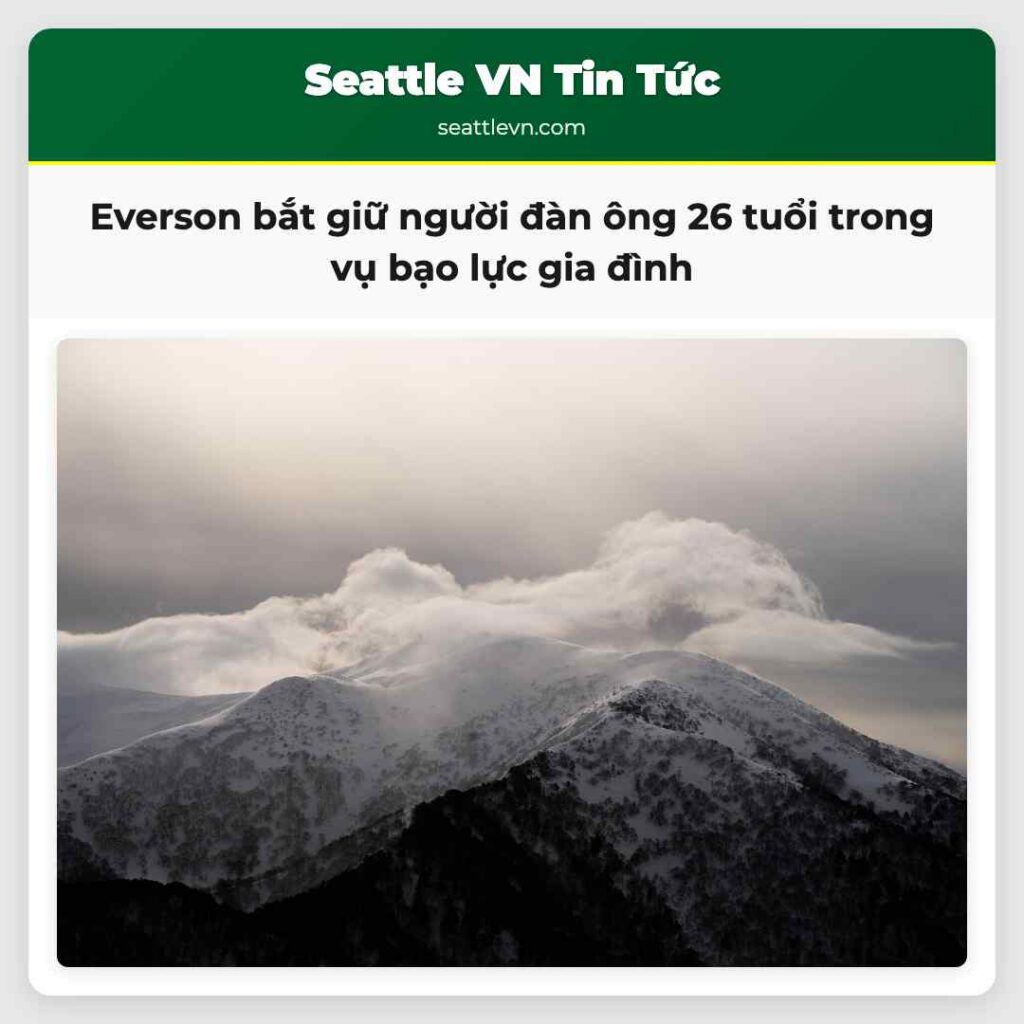 Everson bắt giữ người đàn ông 26 tuổi trong vụ