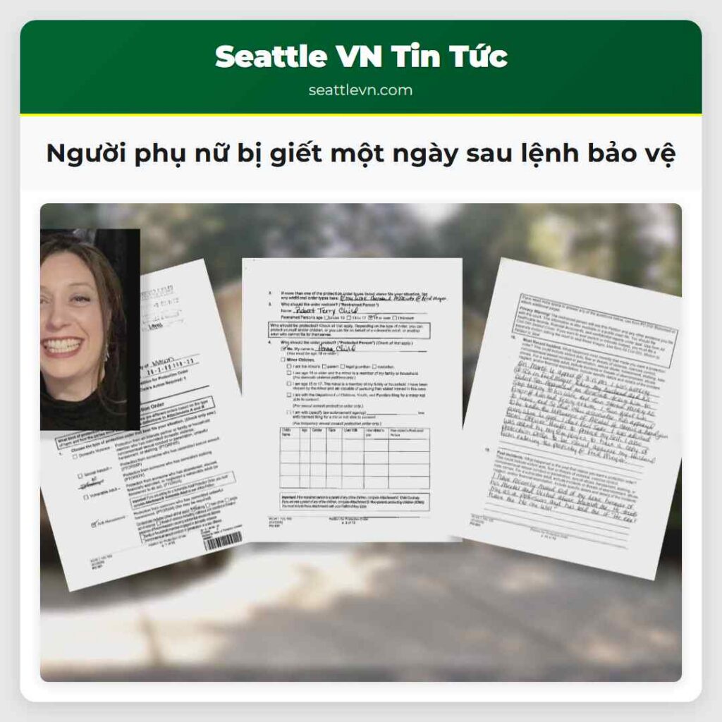 Người phụ nữ bị giết một ngày sau lệnh bảo vệ