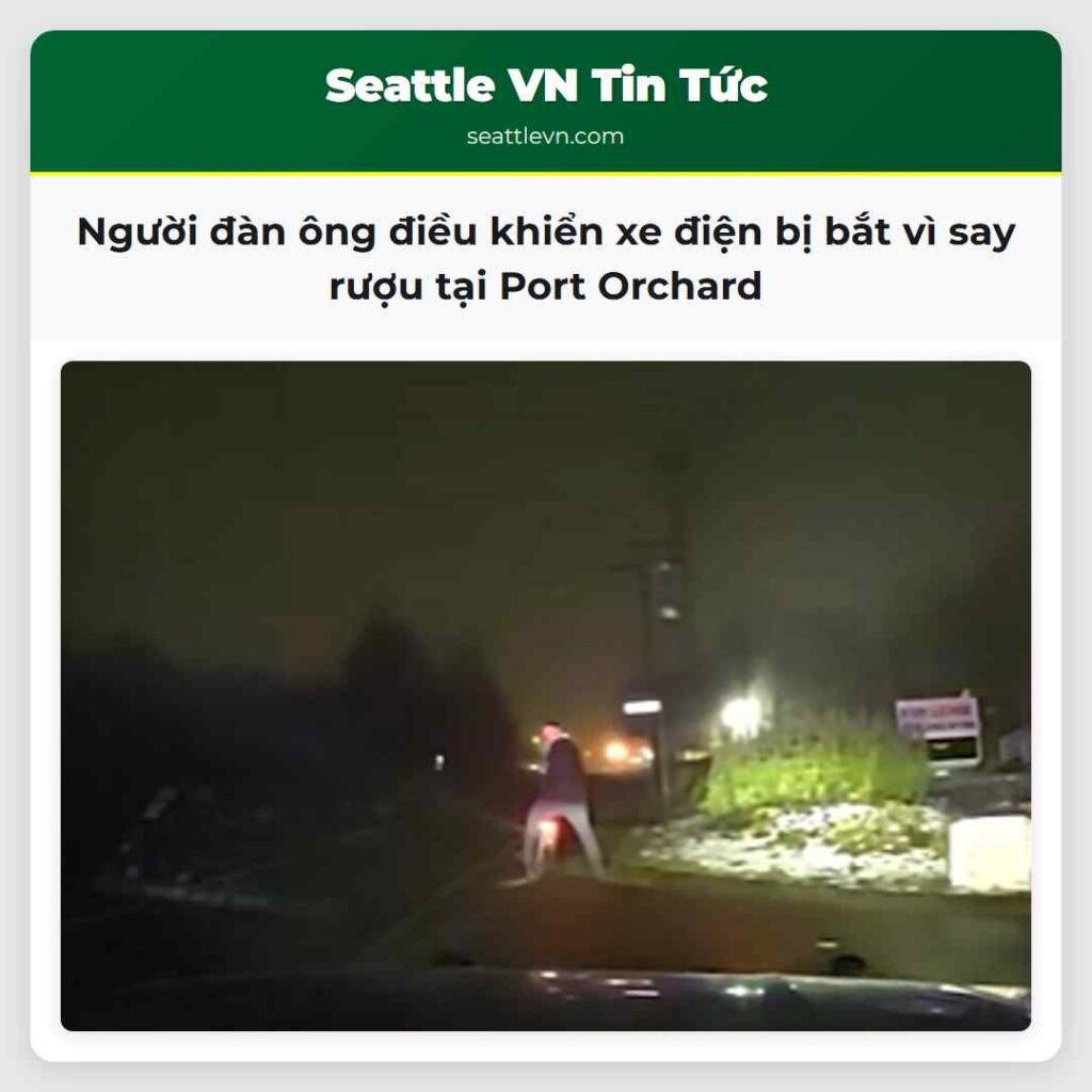 Người đàn ông điều khiển xe điện bị bắt vì say