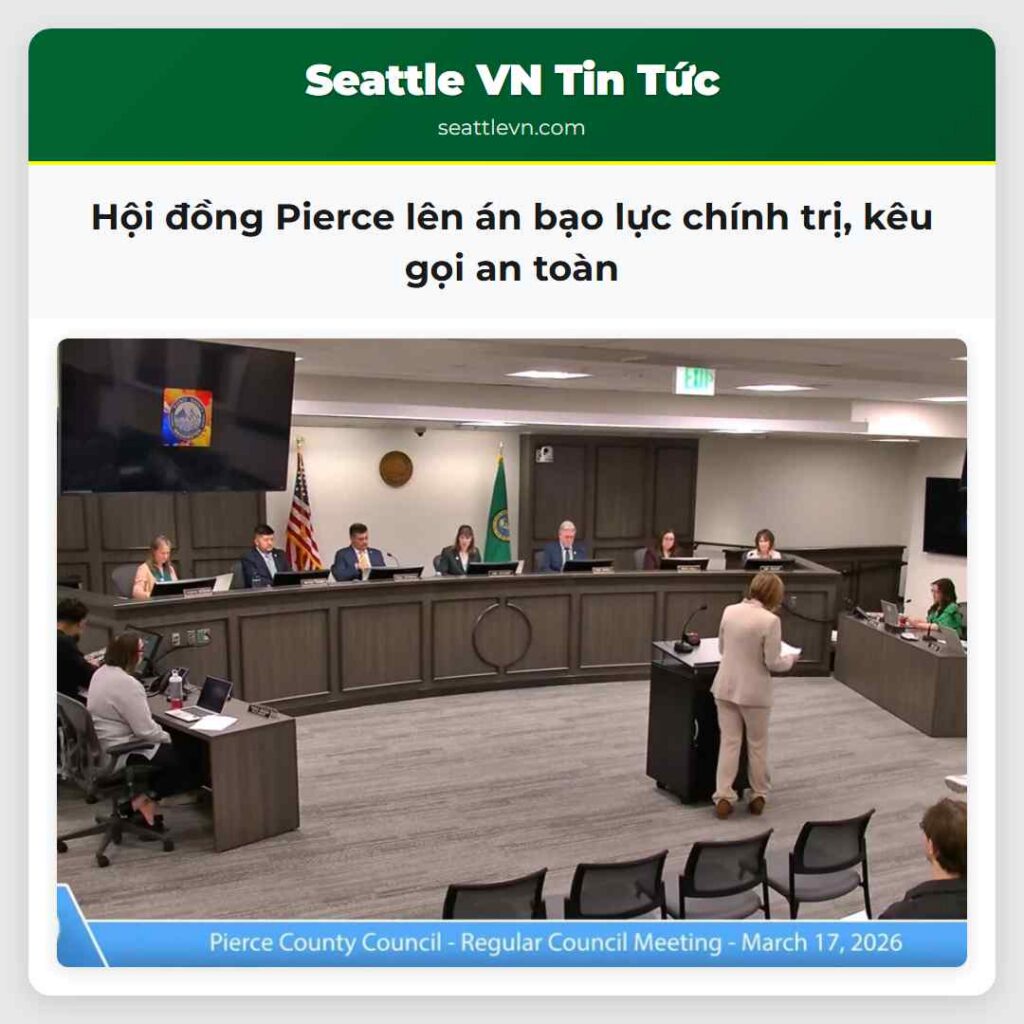 Hội đồng Pierce lên án bạo lực chính trị, kêu gọi