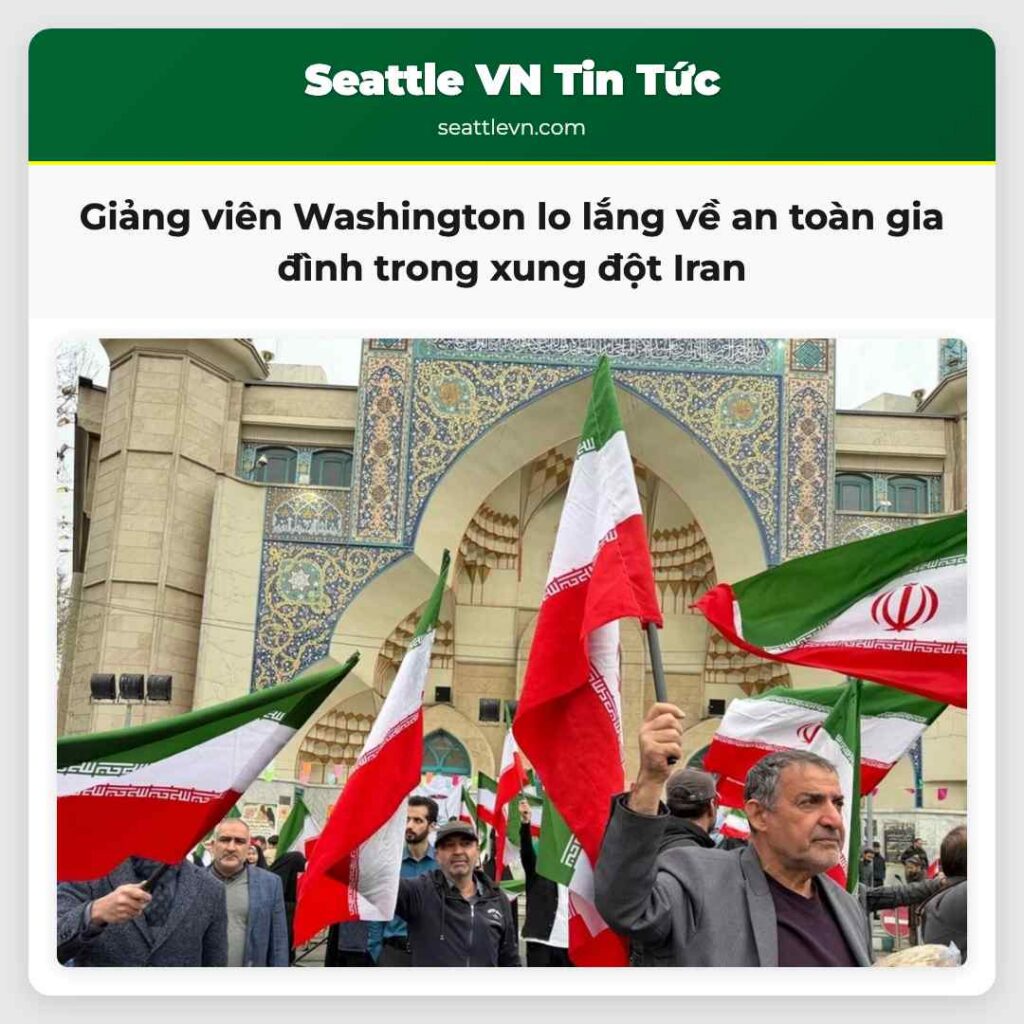 Giảng viên Washington lo lắng về an toàn gia đình