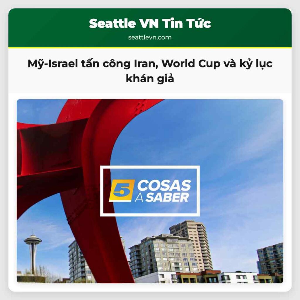 Mỹ-Israel tấn công Iran, World Cup và kỷ lục khán