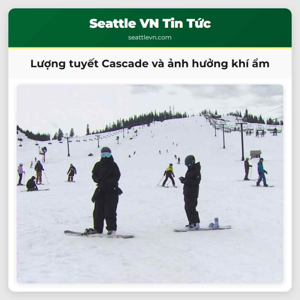 Lượng tuyết Cascade và ảnh hưởng khí ẩm