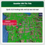 Tất cả làn đường hướng bắc của Quốc lộ 5 tại khu phố S 188th Street đã mở lại sau vụ va chạm nhiều phương tiện