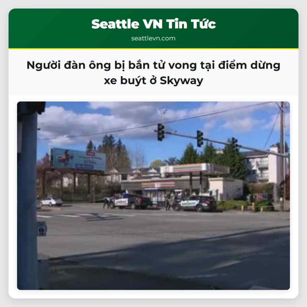 Người đàn ông bị bắn tử vong tại điểm dừng xe