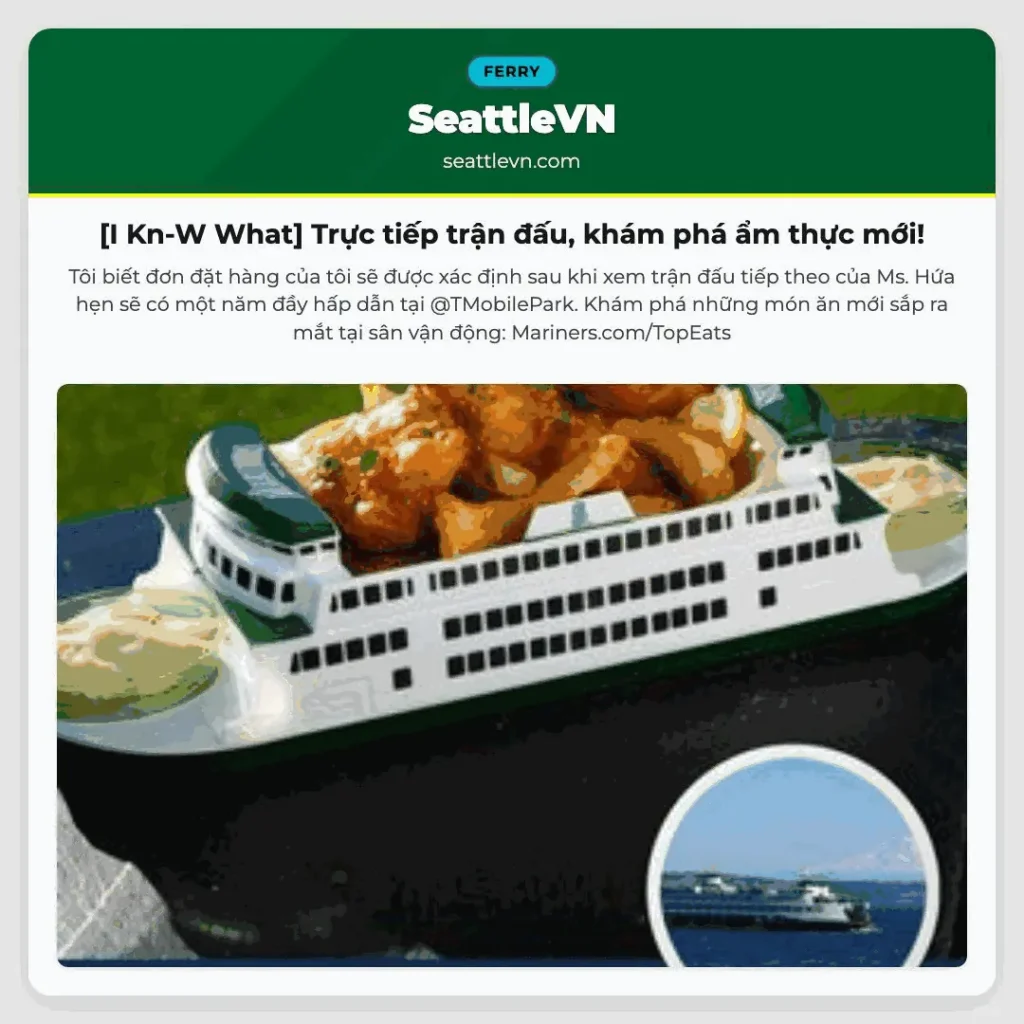 [I Kn-W What] Trực tiếp trận đấu, khám phá ẩm thực mới!