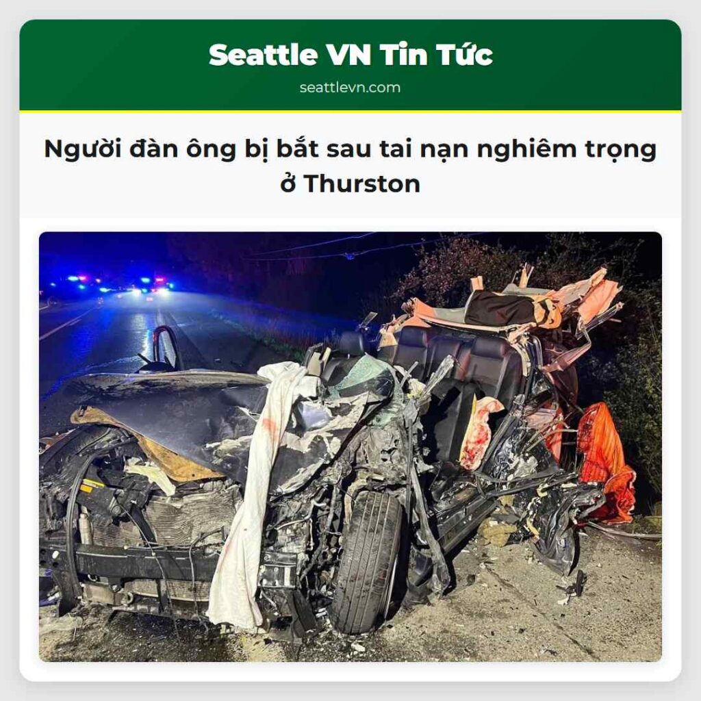 Người đàn ông bị bắt sau tai nạn nghiêm trọng ở