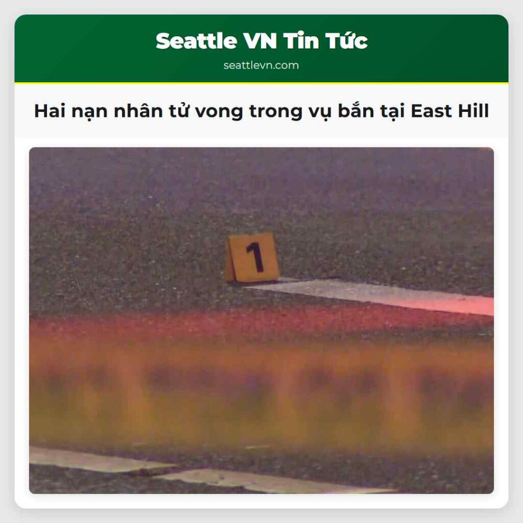 Hai nạn nhân tử vong trong vụ bắn tại East Hill