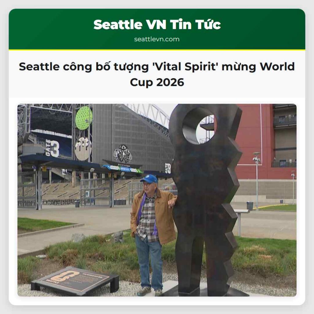 Seattle công bố tượng 'Vital Spirit' mừng World