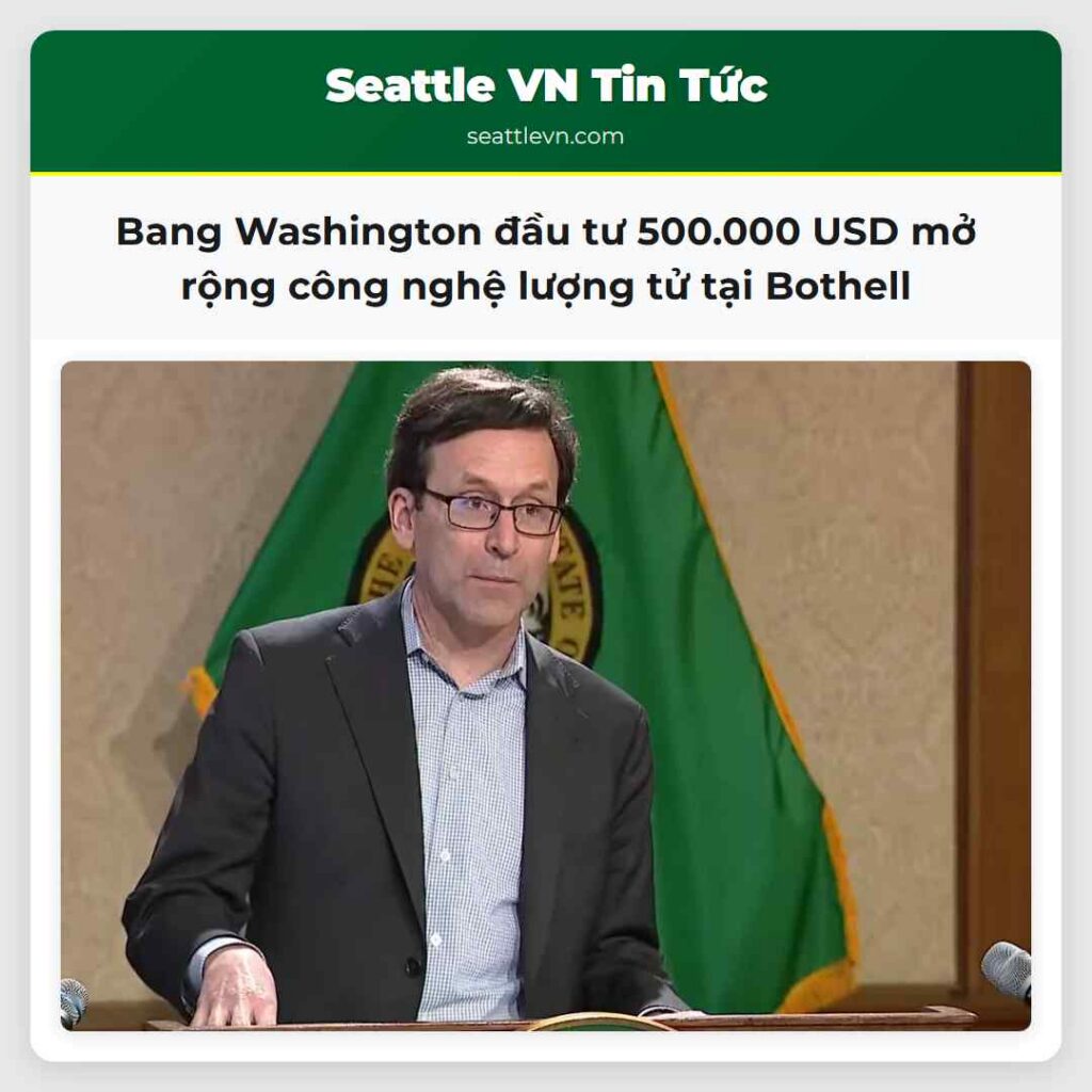 Bang Washington đầu tư 500.000 USD mở rộng công