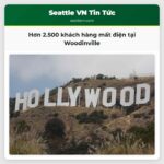 Hơn 2.500 khách hàng mất điện tại Woodinville