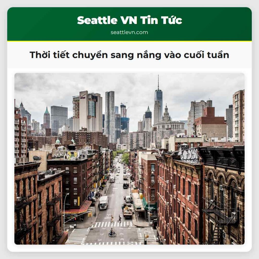 Thời tiết chuyển sang nắng vào cuối tuần