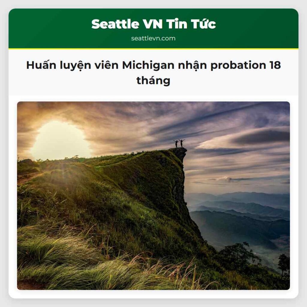 Huấn luyện viên Michigan nhận probation 18 tháng