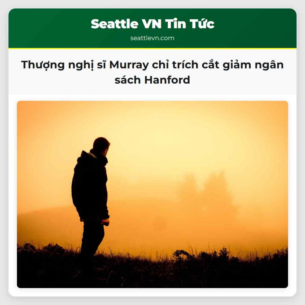 Thượng nghị sĩ Murray chỉ trích cắt giảm ngân