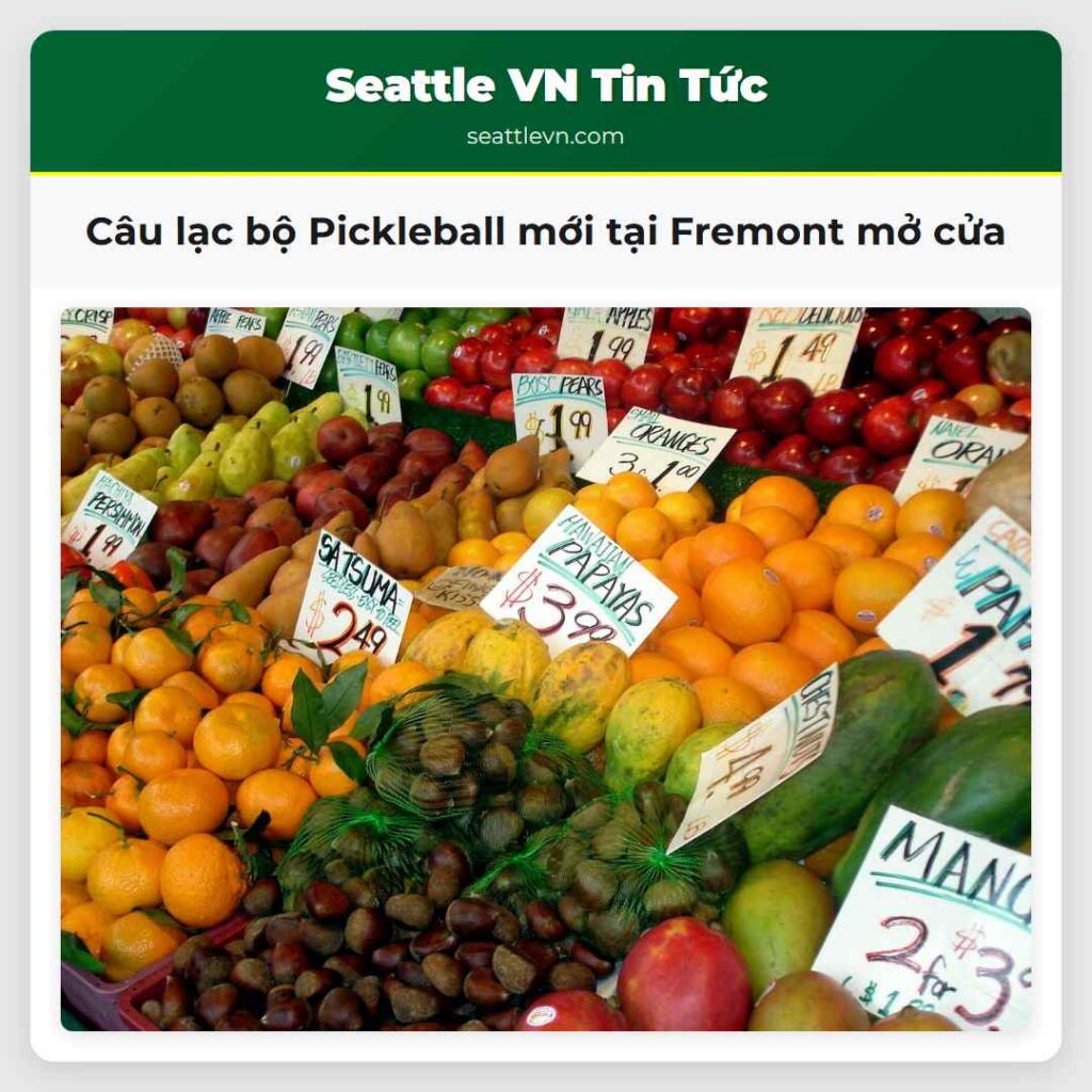 Câu lạc bộ Pickleball mới tại Fremont mở cửa