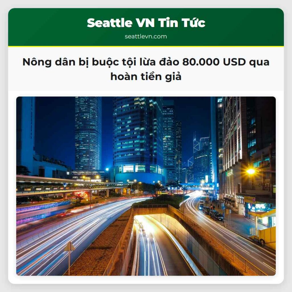 Nông dân bị buộc tội lừa đảo 80.000 USD qua hoàn