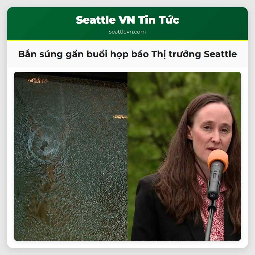 Bắn súng gần buổi họp báo Thị trưởng Seattle