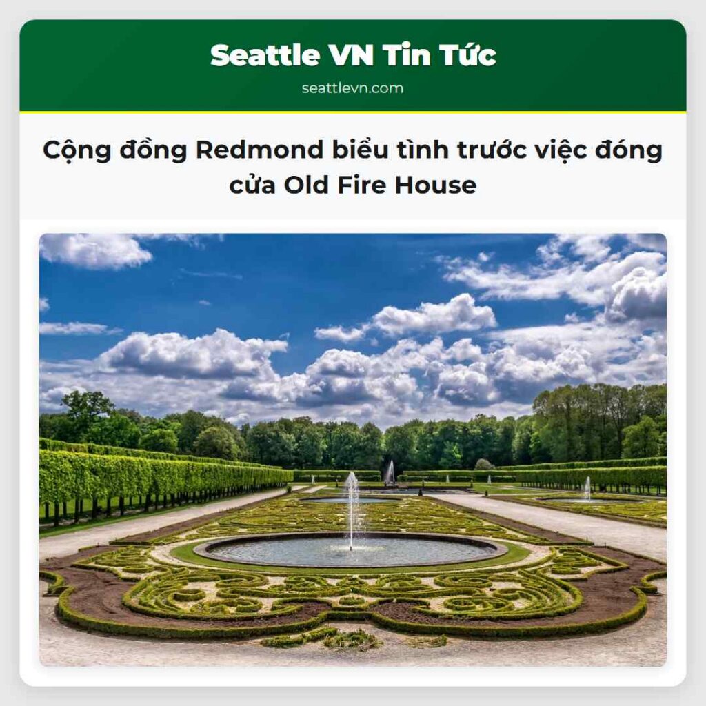 Cộng đồng Redmond biểu tình trước việc đóng cửa
