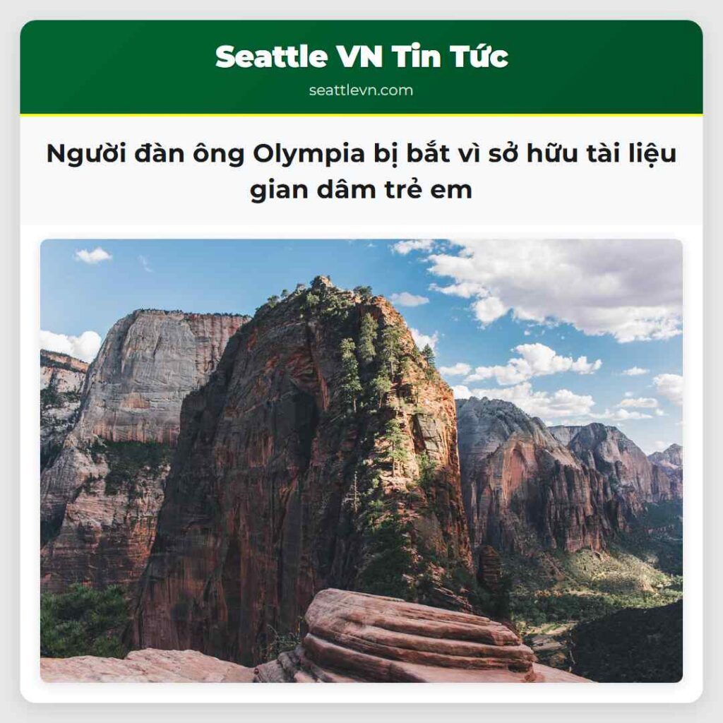 Người đàn ông Olympia bị bắt vì sở hữu tài liệu