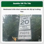Redmond triển khai camera tốc độ tại trường học
