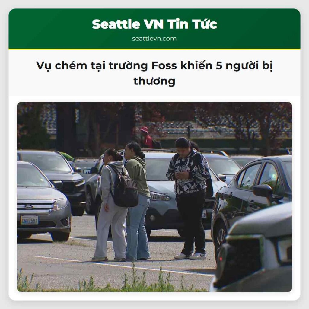 Vụ chém tại trường Foss khiến 5 người bị thương