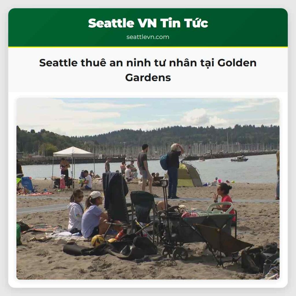 Seattle thuê an ninh tư nhân tại Golden Gardens