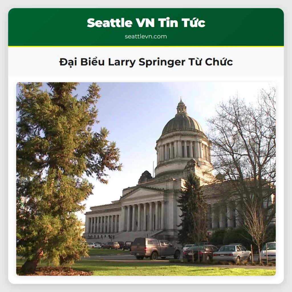 Đại Biểu Larry Springer Từ Chức