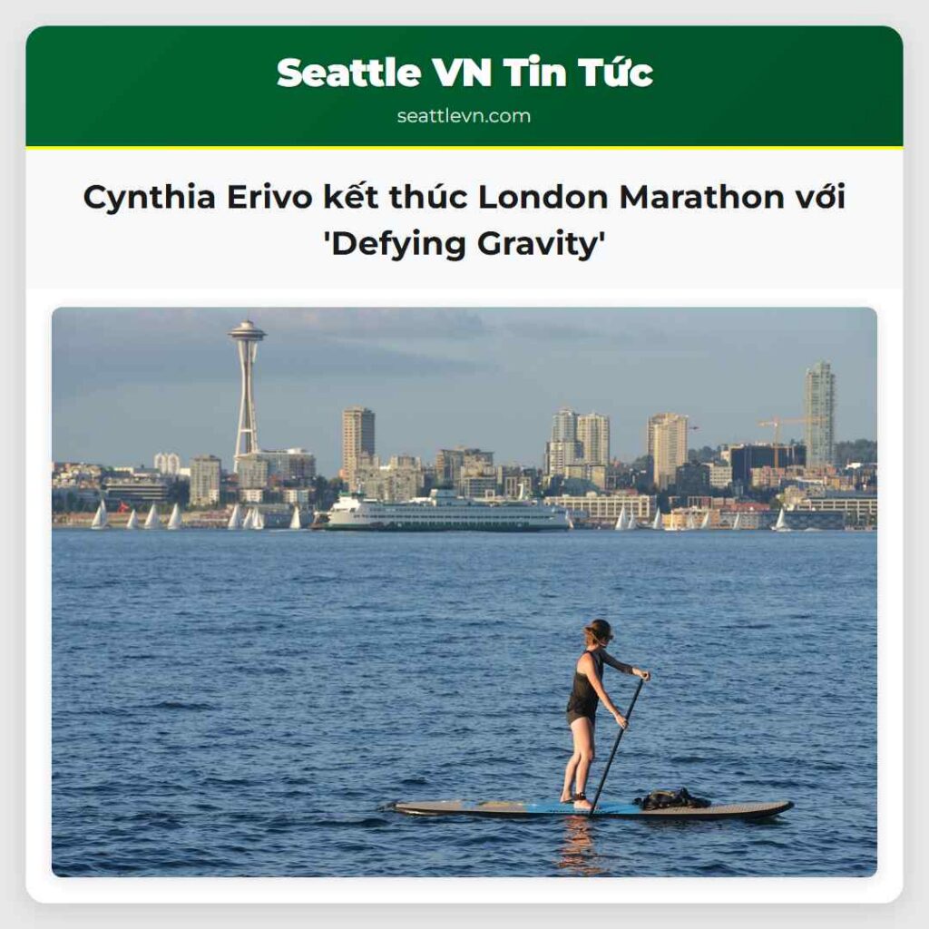 Cynthia Erivo kết thúc London Marathon với