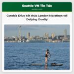 Cynthia Erivo kết thúc London Marathon với Defying Gravity