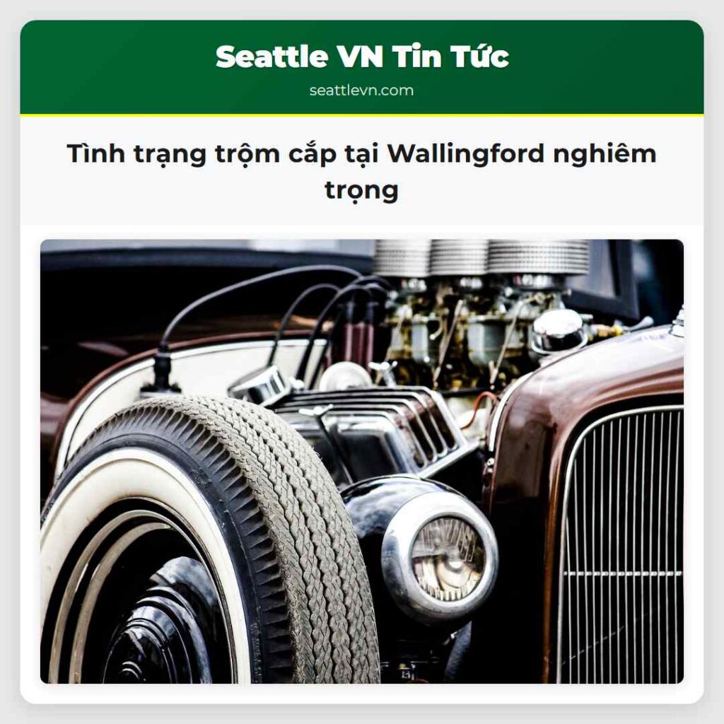 Tình trạng trộm cắp tại Wallingford nghiêm trọng